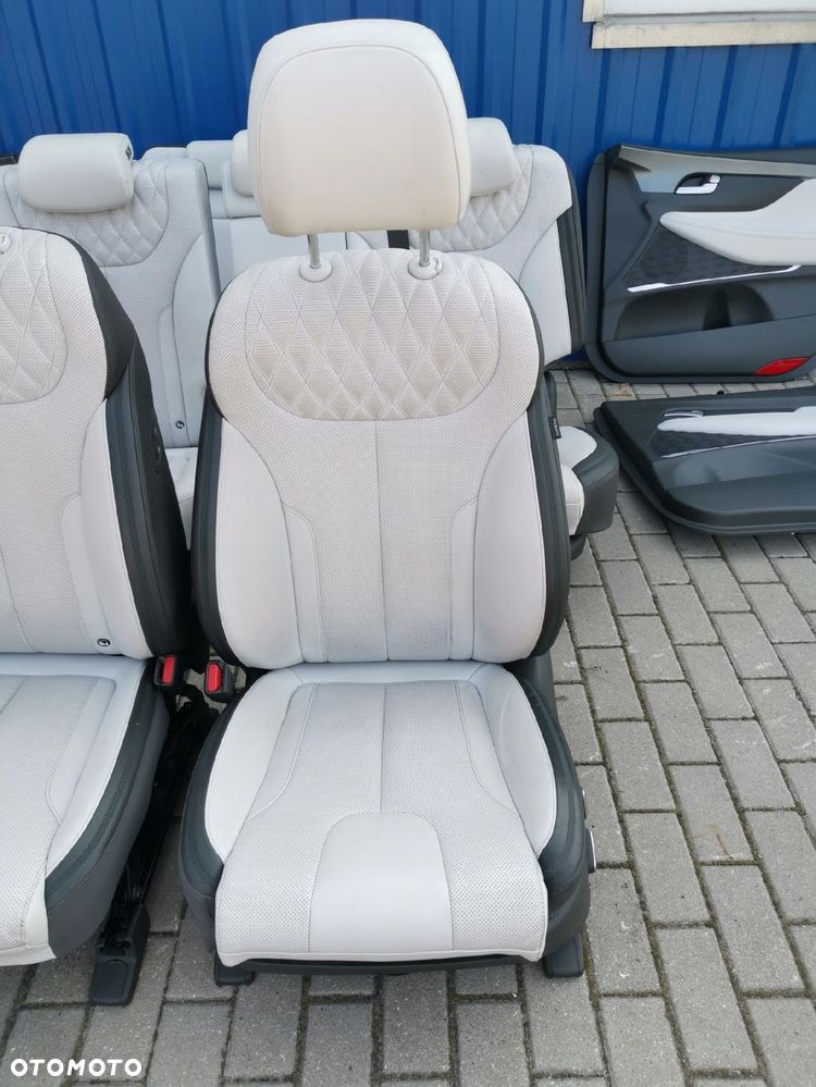 HYUNDAI SANTA FE IV LIFT KOMPLET FOTELI SKORA FOTELE KANAPA BOCZKI 7 OSÓB - 2