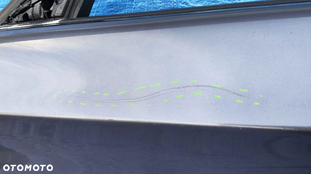 DRZWI LEWY PRZÓD PRZEDNIE KOMPLETNE SPARKLING GRAPHITE A22 ORYGINALNY LAKIER BMW E90 E91 - 6