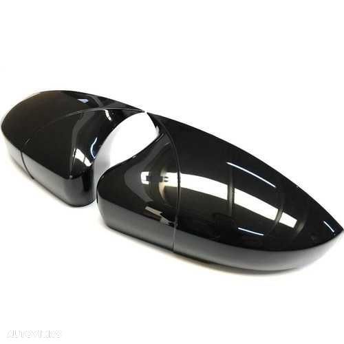 Capace Oglinzi Oglinda M Style Batman Audi A4 B9, Negru Lucios 2016-19 - 1