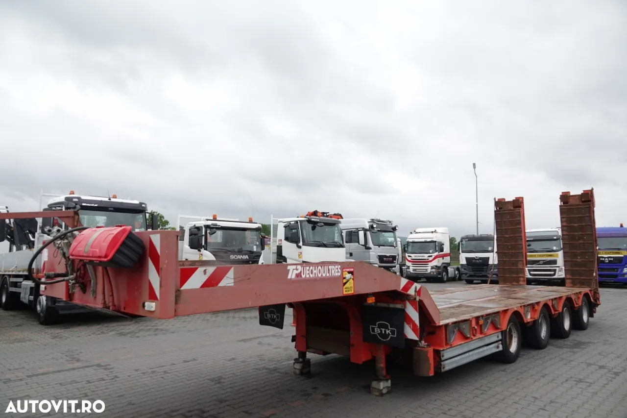 Kaiser REMORCĂ CU ÎNCĂRCARE MICĂ KAISER / GVW:  72.000 KG! / 4 AXI / AXIE DIRECTION / IMPORTAT - 4