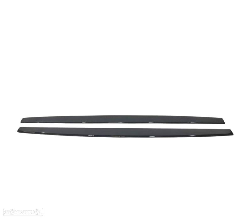 EXTENSÕES DE EMBALADEIRAS BMW E60 03-10 LOOK M TECH M5 PRETO BRILHANTE - 2