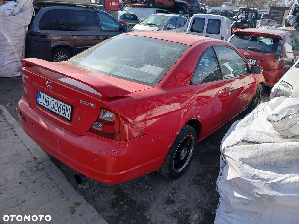 honda civic VII coupe maska zderzak lampa grill błotnik drzwi zbiornik paliwa szyba lusterko - 2
