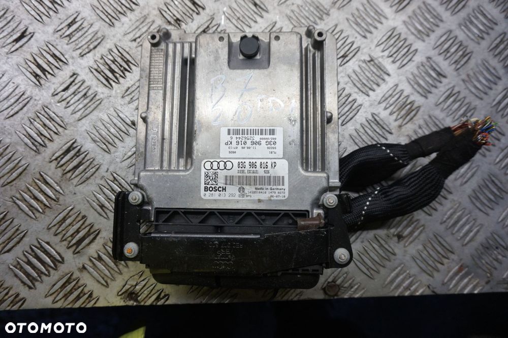 STEROWNIK SILNIKA KOMPUTER A4 B7 2.0 TDI 03G906016KP 0281013292 AUDI 2004-2008 - 1