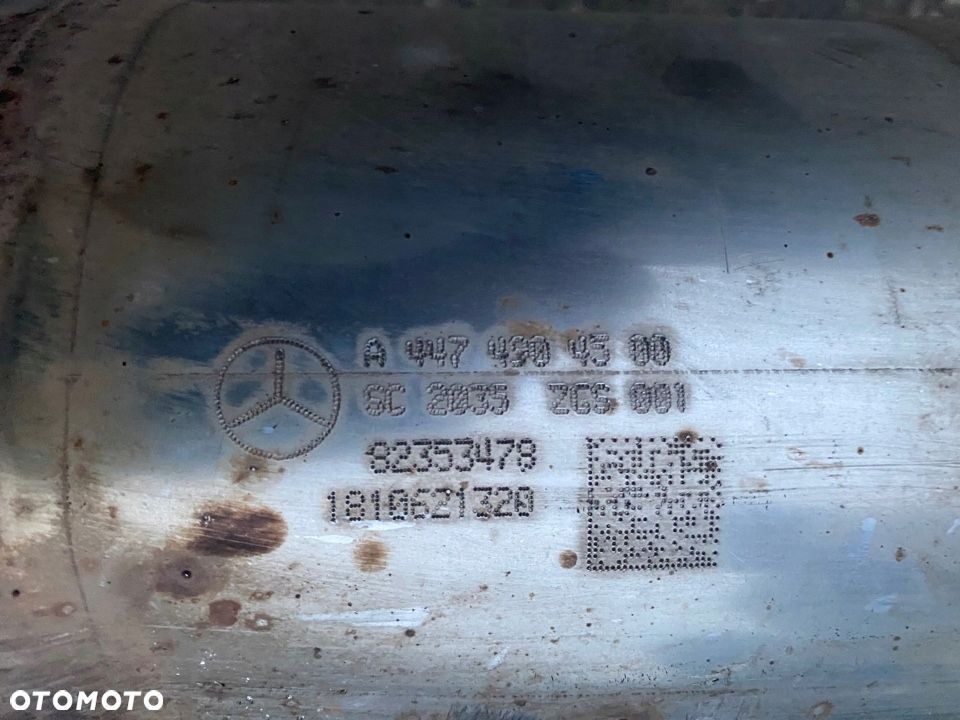 Vito W447 2018r - DPF katalizator A4474904500 - 5