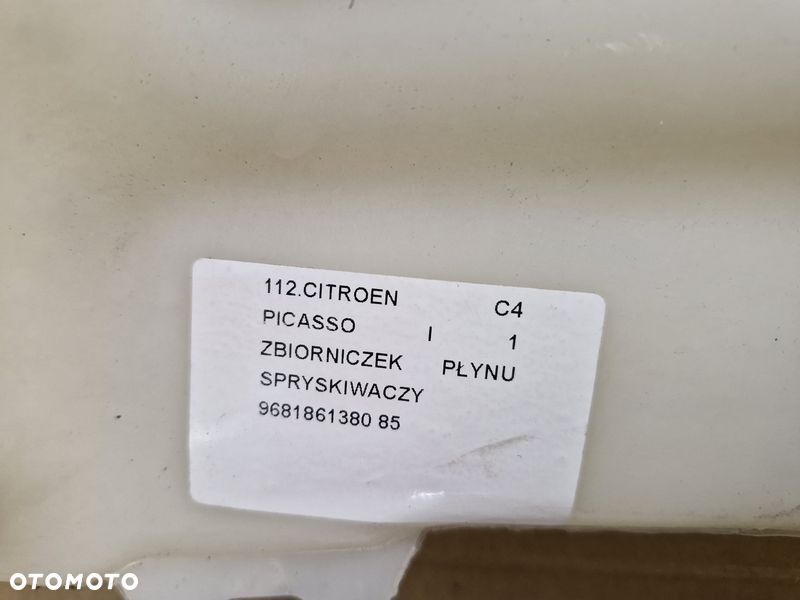 citroen c4 picasso i 1 zbiorniczek płynu do spryskiwaczy 9681861380 - 8