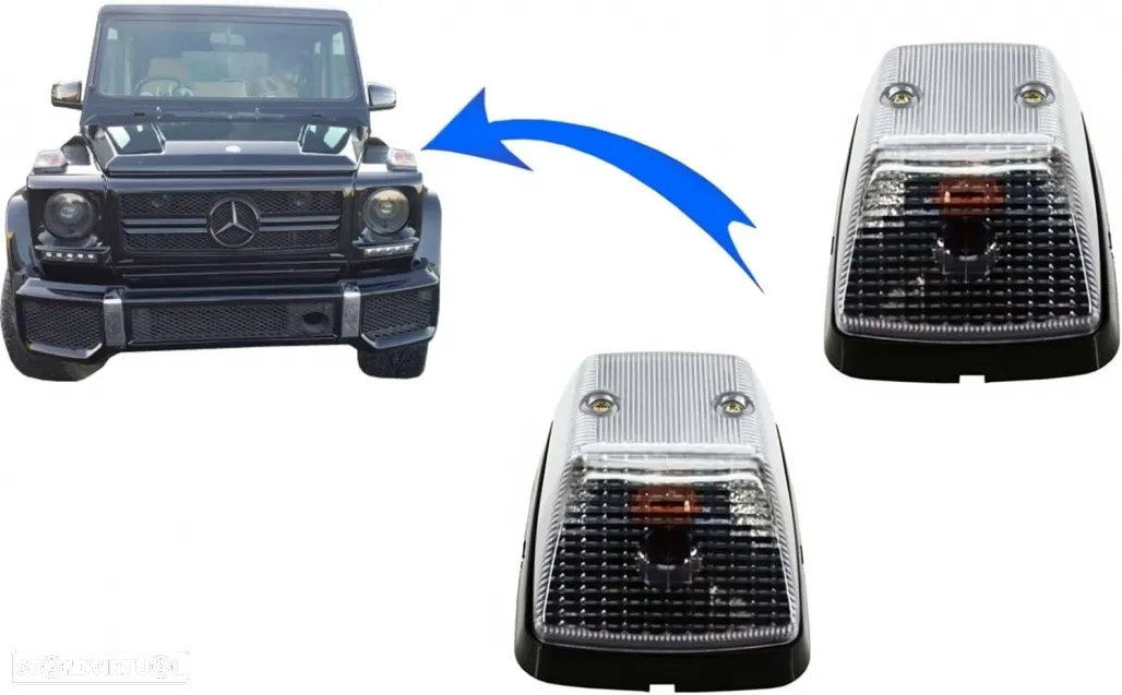 Piscas Mercedes G W463 (1989 a 2018) - 8