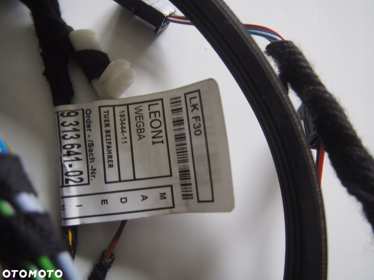 Wiązka przewodów pasażera BMW F31 F80 9313641 - 2