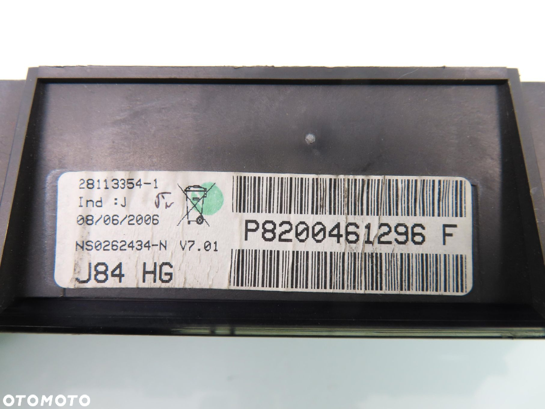 LICZNIK RENAULT SCENIC II 2.0 P8200461296F - 2
