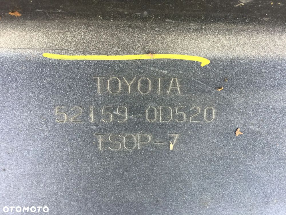 TOYOTA YARIS III LIFT 2014-2017 ZDERZAK TYLNY TYŁ - 11