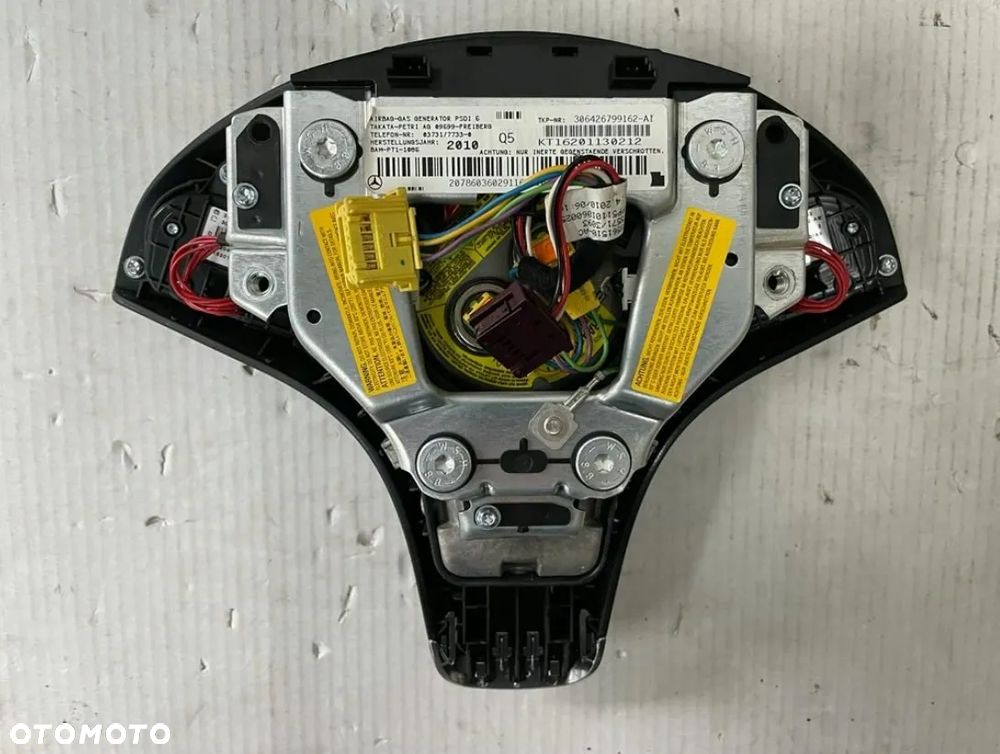 MERCEDES E W212 AMG KIEROWNICA PODUSZKA AIRBAG ŁOPATKI A2074601203 - 6