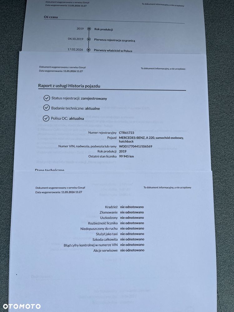 Mercedes-Benz Klasa A 220 7G-DCT Progressive - 33