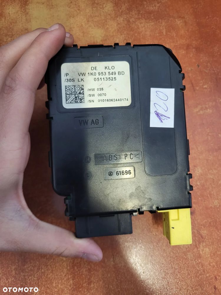 CZUJNIK KĄTA SKRĘTU VOLKSWAGEN GOLF V AUDI 1K0953549BD