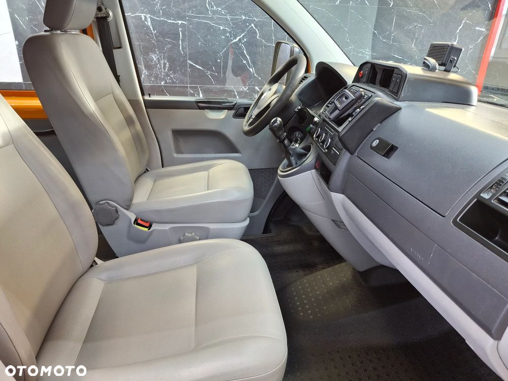 Volkswagen Transporter T5 Lift Doka Brygadówka Serwisowy Drogowy Półki Szuflady Warsztat Auto Warsztat Służba Drogowa Pomarańczowy Mobilny Serwis - 26