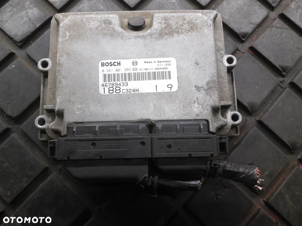 KOMPUTER STEROWNIK FIAT PUNTO II 1.9 JTD 46789433 0281001955 POSIADAM 2 SZT - 1