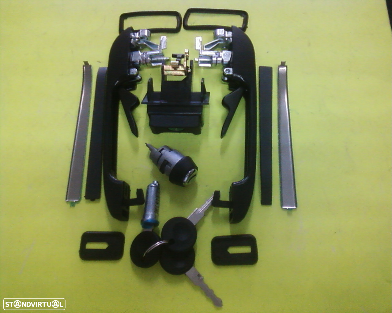 Kit fechaduras /Puxadores ignição Vw Golf MK2 II 1983 até 1991 (Novo) - 2