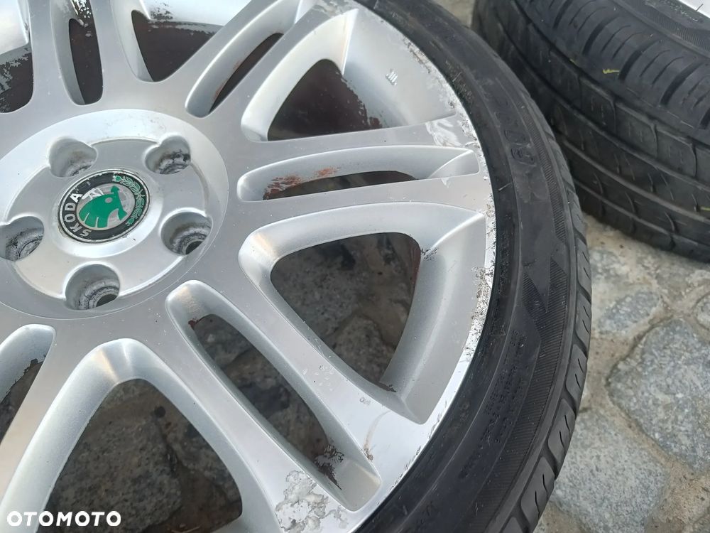 Felgi Aluminiowe 18 Skoda Superb 2 II 5x112 ET46 3T0601025E Koła Seat Audi VW 7,5J18H2 - 6