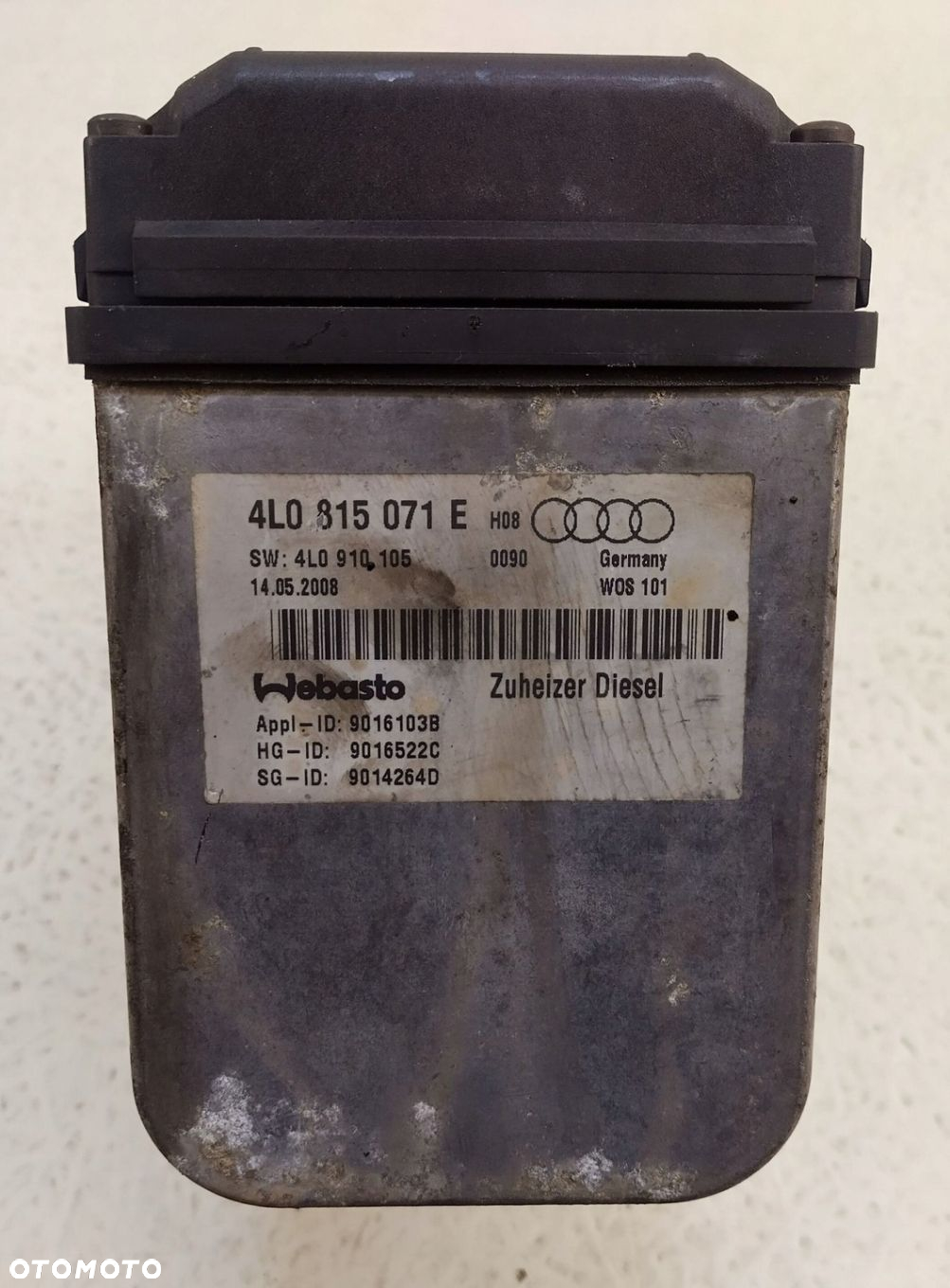 AUDI Q7 4L 05-09 3.0 TDI CAS OGRZEWANIE POSTOJOWE WEBASTO 4L0815071E - 3