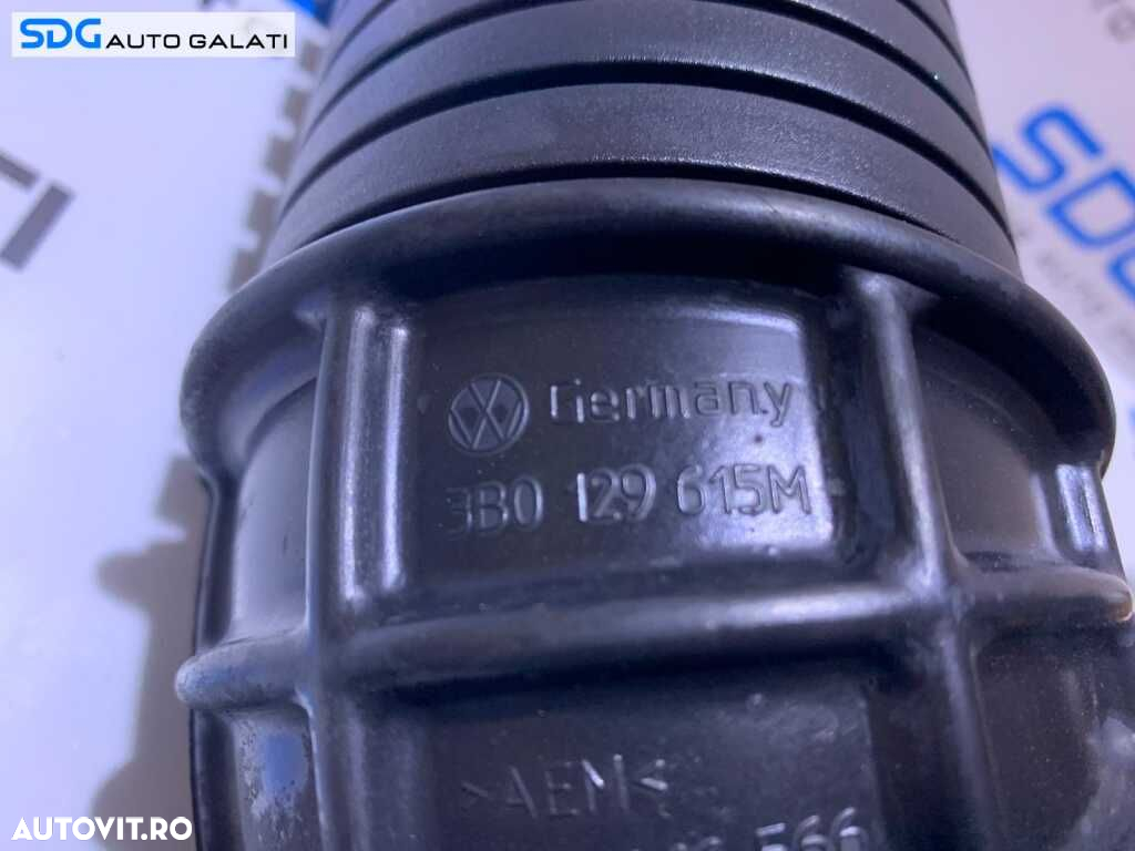 Furtun Tub Conducta Admisie Turbo Turbosuflanta Turbina Volkswagen Passat B5.5 1.9 TDI AVF AWX 2001 - 2005 Cod 3B0129615M 3B0 129 615 M - 2