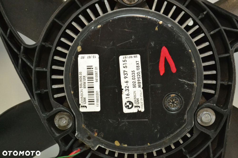 WENTYLATOR CHŁODNICY BMW E90 E91 E92 2.0D N47D20A 6937515 - 3
