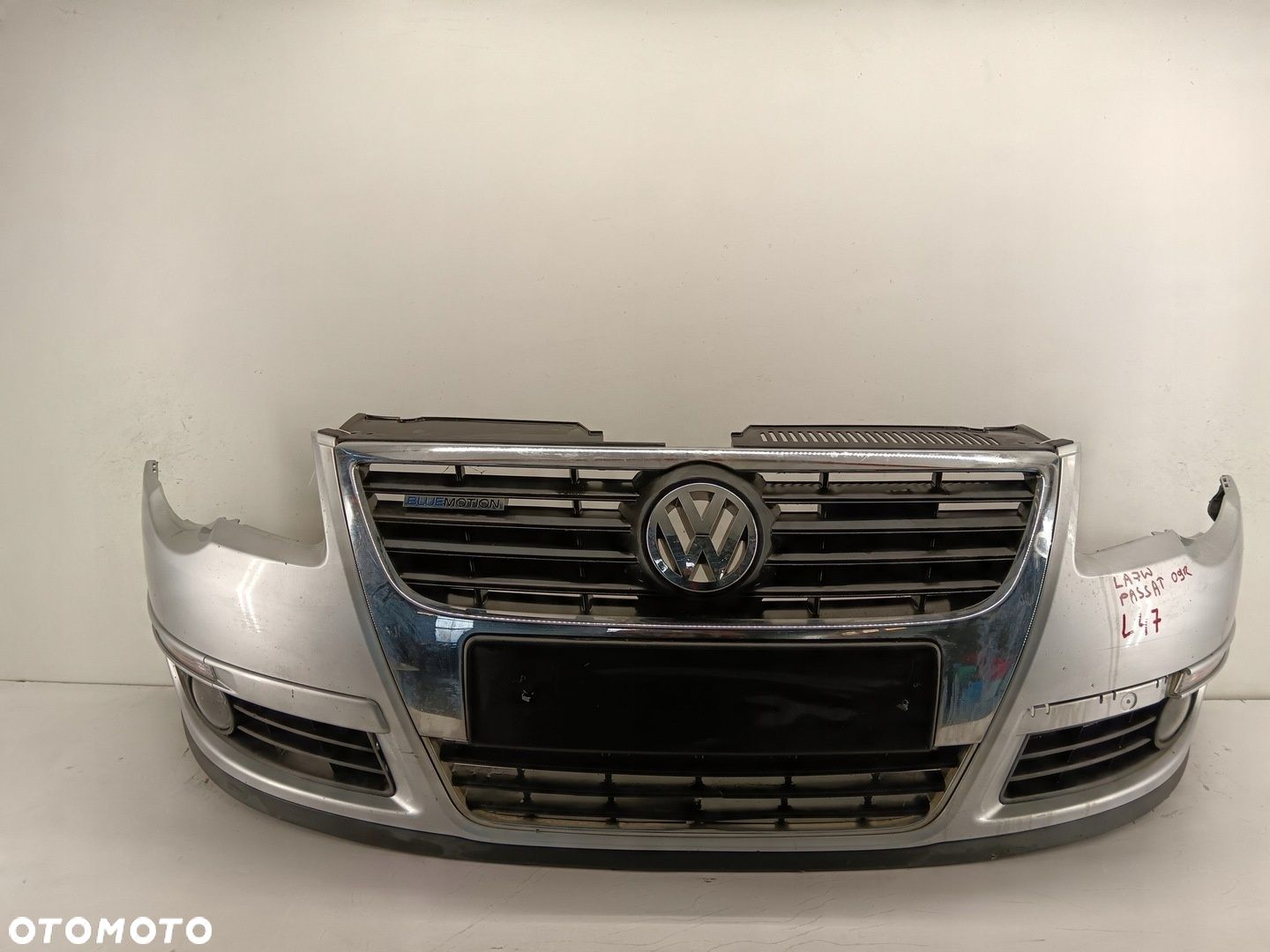ZDERZAK PRZEDNI PRZÓD GRILL VW PASSAT B6 05-10 LA7W - 1