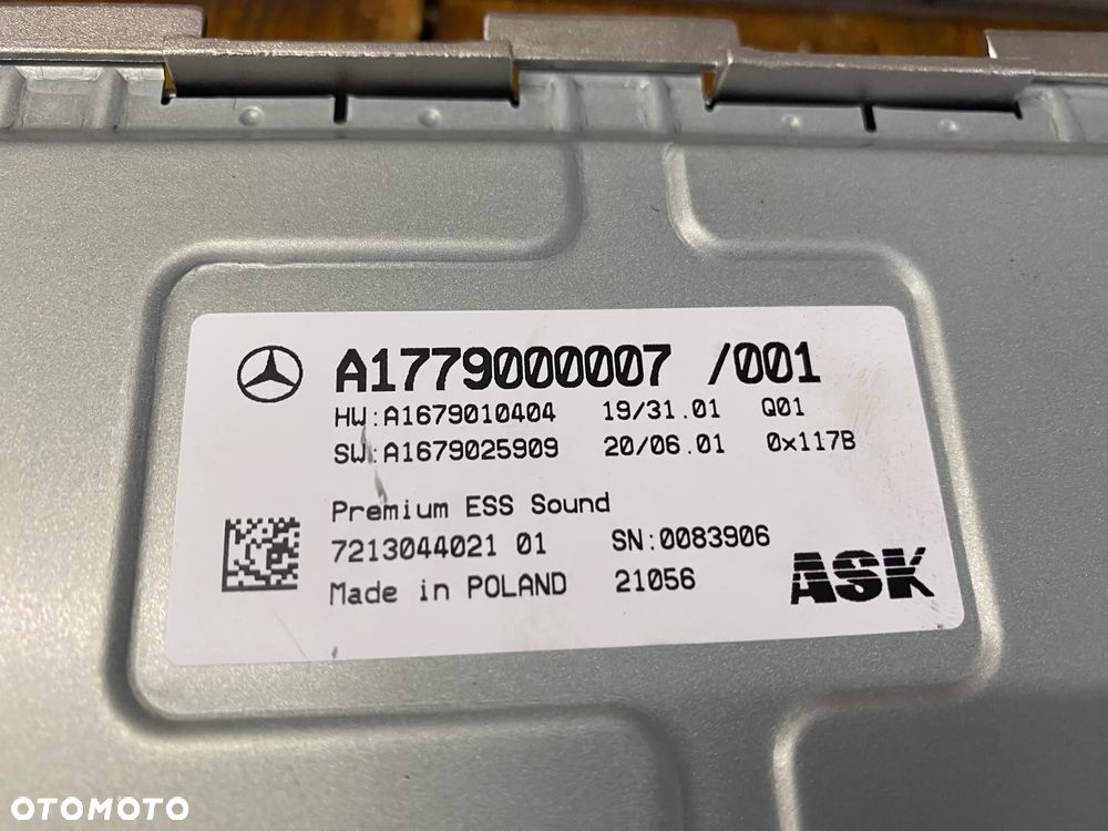 MERCEDES 177 118  wzmacniacz A 1779000007 - 3