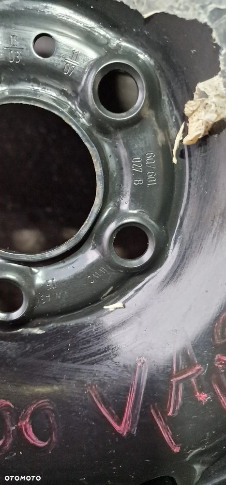 KOŁO ZAPASOWE CONTINENTAL 14" 5X100 185/60R14 + ZESTAW NAPRAWCZY VW SEAT SKODA - 8