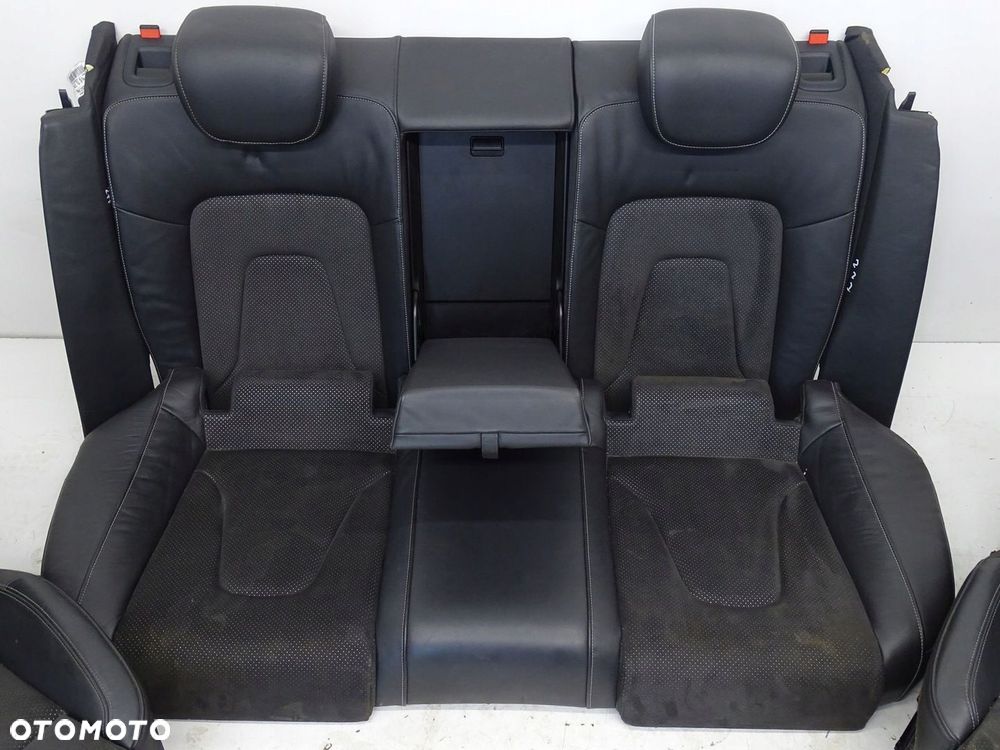 KPL FOTELE KANAPA PÓŁSKÓRA AUDI A5 8T 5D SB S-LINE - 6