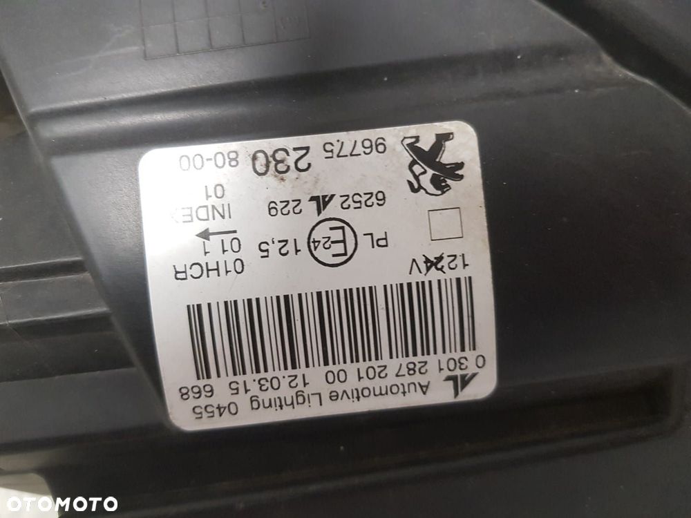 PEUGEOT 308 II T9 13- ORYGINAŁ LAMPA LEWA PRZEDNIA PRZÓD REFLEKTOR LEWY KOMPLETNY EUROPA 9677523080 - 7