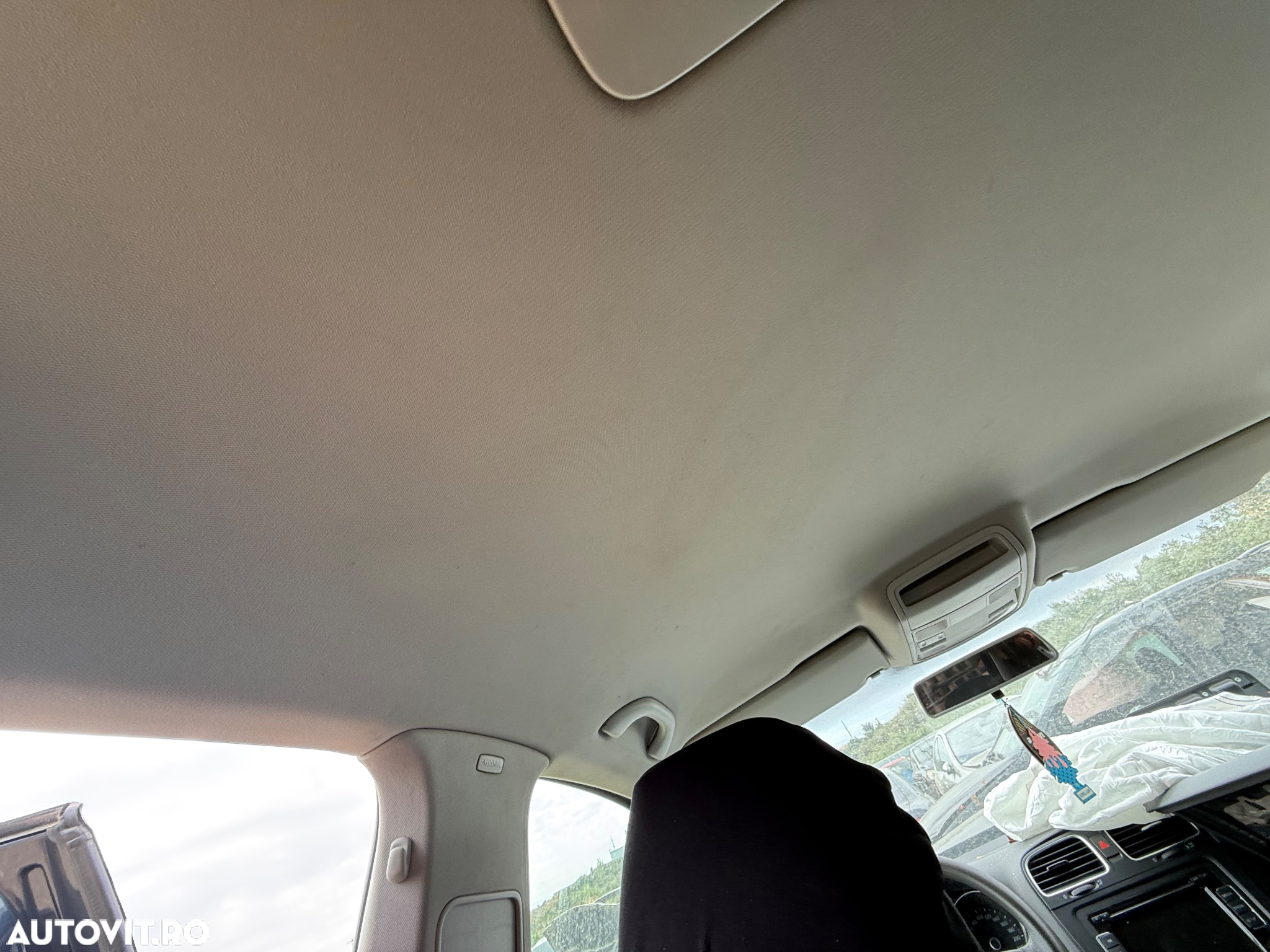 Plafon interior textil Volkswagen Vw golf 6 2011 airbag cortina și alte accesorii pentru acest model 20tdi - 5
