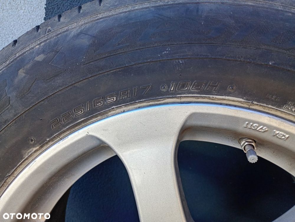 4x felga aluminiowa opona 225/65r17 106h 5x114.3 nissan x-trail t32 - 6