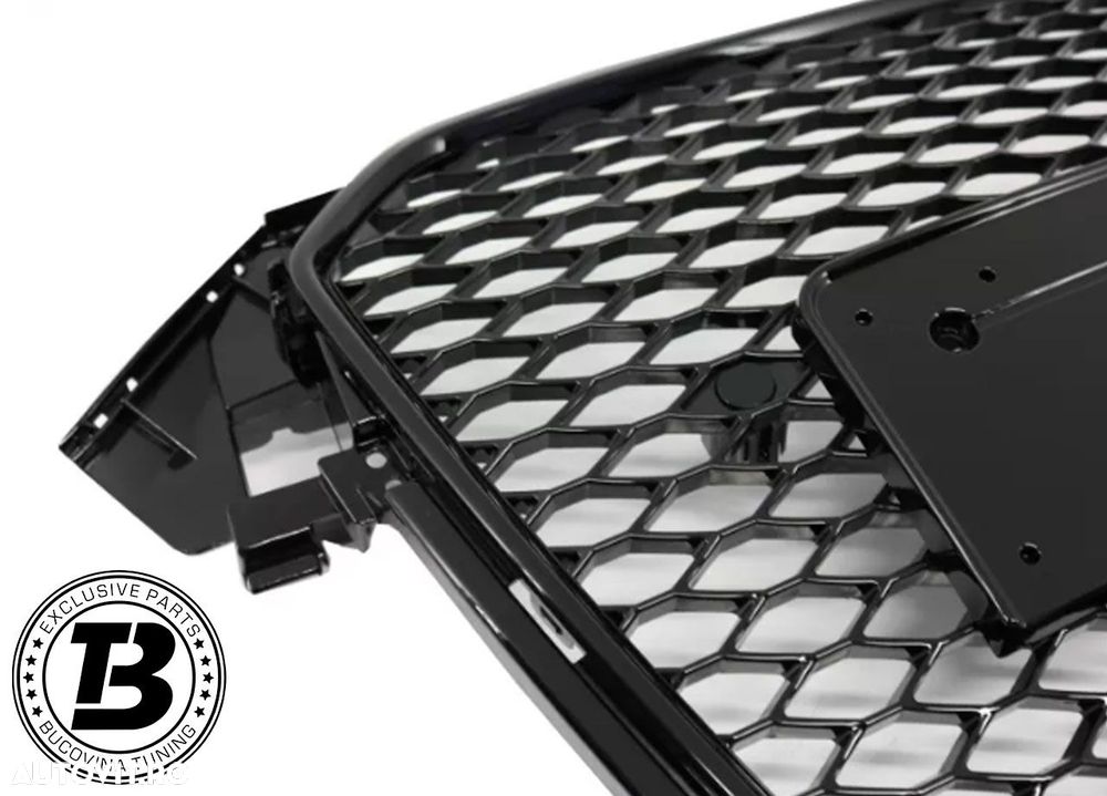 Grila compatibila cu Audi A4 B8 Facelift RS4 Design - 3