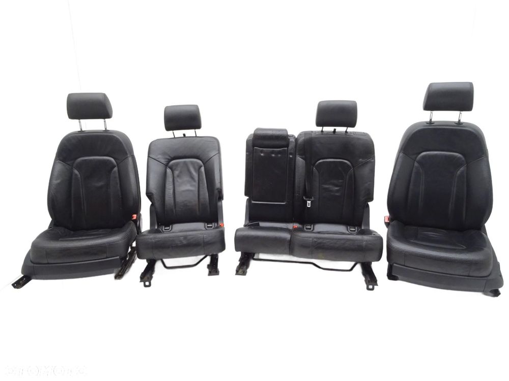 Komplet foteli przód tył kanapa skóra 8e0881106ca audi q7 4l - 1
