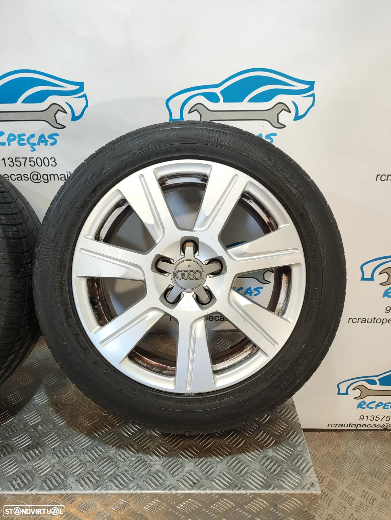 JANTES ORIGINAIS 17 AUDI 7,5J ET45 5X112 A6 C6 S6 A3 A4 B8 A8 TT - 4