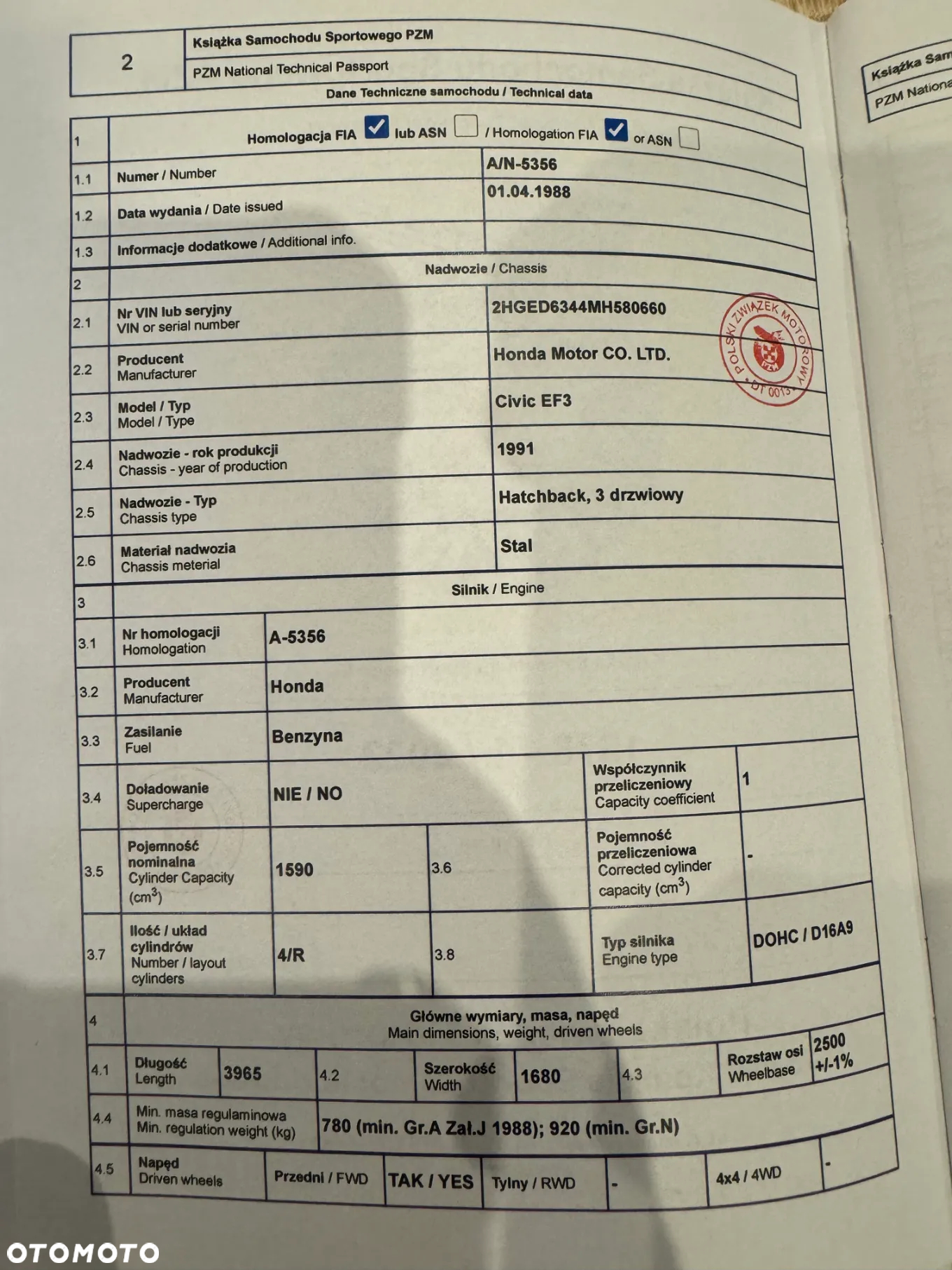 Honda Civic 1.6i 16 - 31