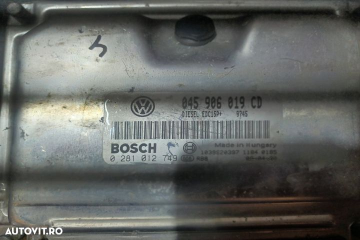Calculator motor ECU 045906019CD 0281012749 - 1.4 BNV  045906019CD 02 - 3