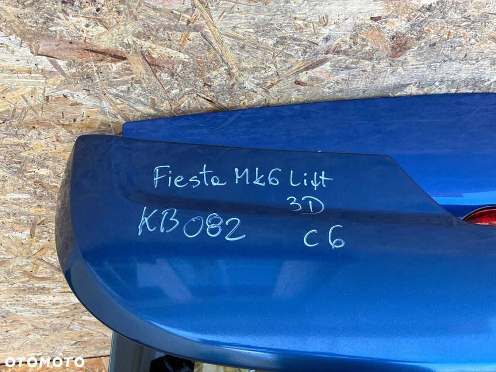 Ford Fiesta mk6 Lift kod lak. C6 KLAPA BAGAŻNIKA KLAPA TYŁ - 2