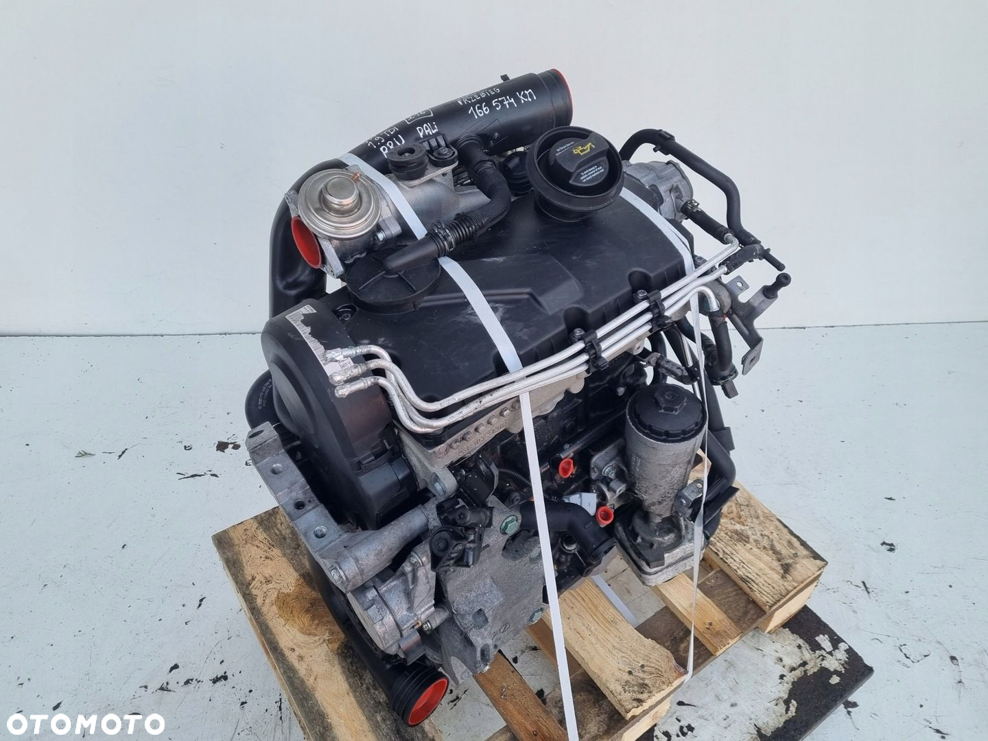 SILNIK KOMPLET VW Touran 1.9 TDI 90KM udokumentowane 166tyś BRU - 13