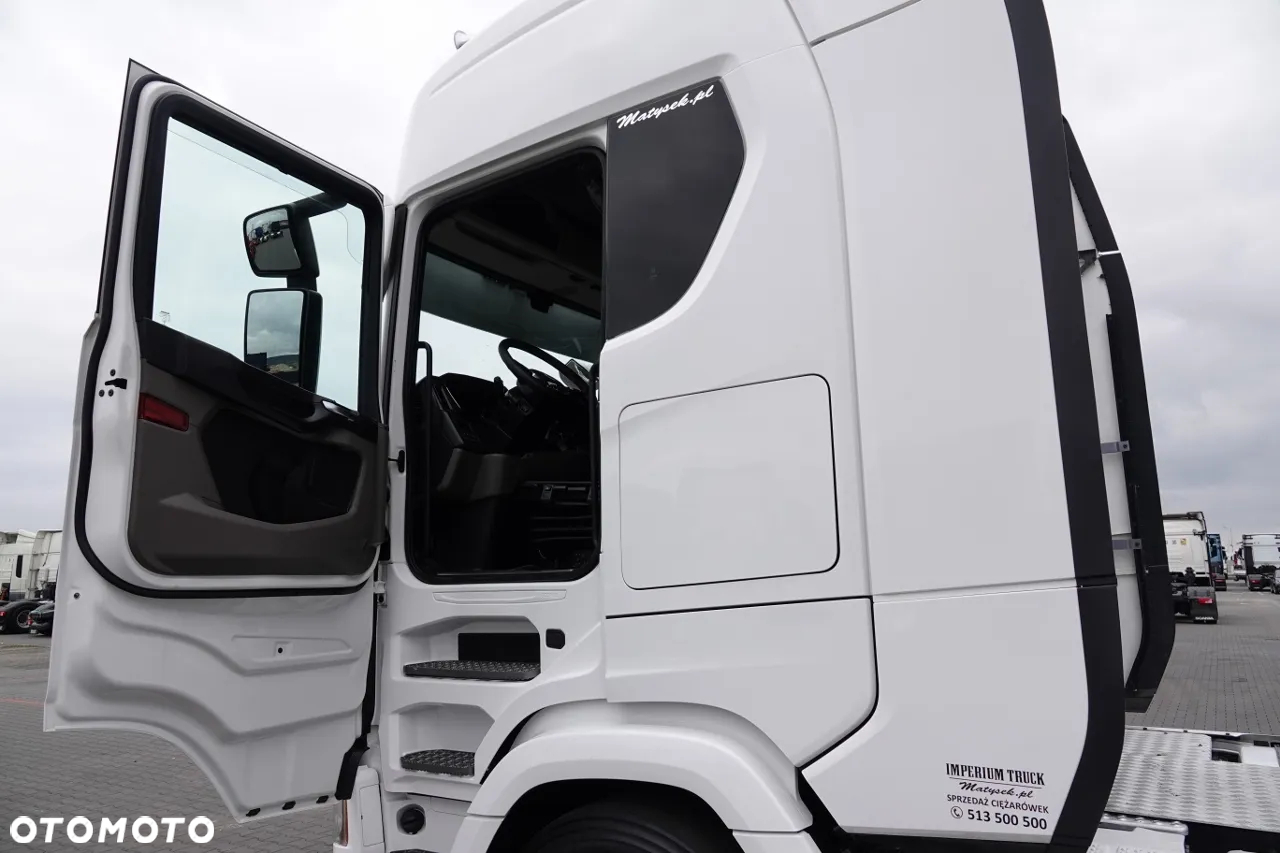 Scania S 500 / RETARDER / KLIMA POSTOJOWA   / PRZÓD NA PODUSZKACH / OPONY 100% / ALUFELGI SPROWADZONA / PO KONTRAKCIE SERWISOWYM - 23