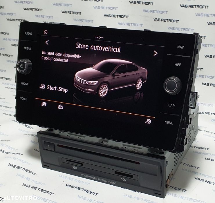 Navigatie Originala MIB 2 DISCOVER VW Passat B8 Tiguan Golf 7 Arteon - 1