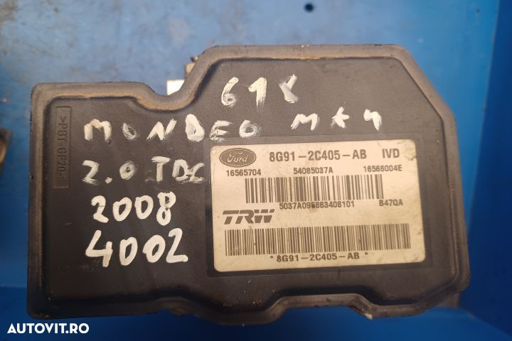 Pompa ABS 2.0 TDCI 2008 8G91-2C405-AB 54085037A Ford Mondeo MK4 [2007 - 1