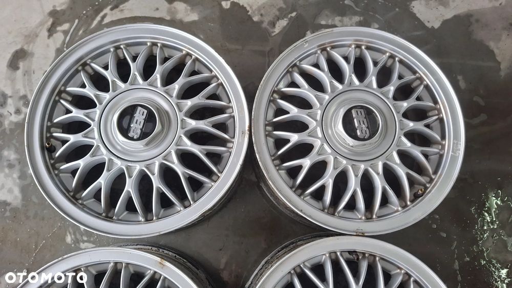 4szt Oryginalne Felgi Aluminiowe VW BBS 15" 4x100 ET45 6J OEM 1H0601025L Golf III Vento Montaż Wysyłka 10A - 2