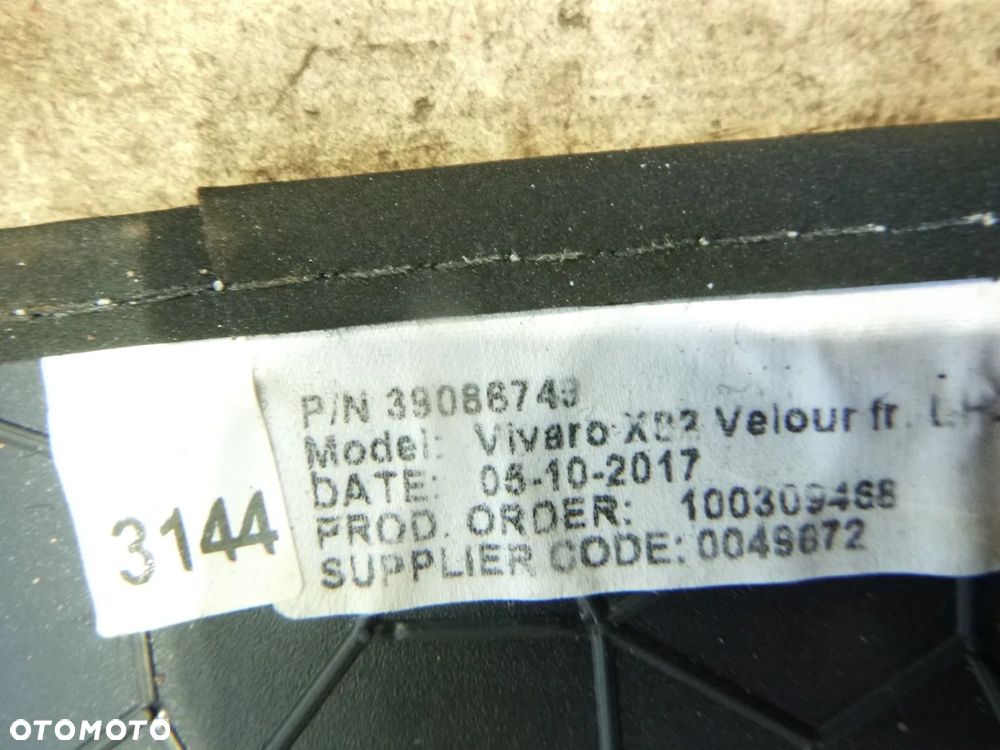 opel vivaro b 14r- dywaniki nowe oryginał - 3