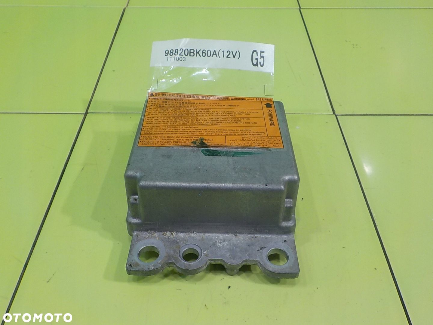 NISSAN QASHQAI I J10 2 LIFT 1.5 DCI 11r 5D modul sensor AIRBAG 98820BK60A - 1
