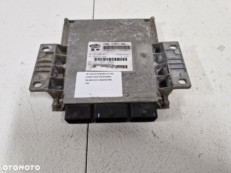 LANCIA PHEDRA 2.0 16V KOMPUTER STEROWNIK SILNIKA ECU 9642427080 - 1