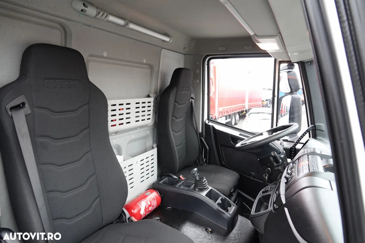 MAN EUROCARGO / 12. 190 / PERDEA - 8,5 m / SOLO / RIDIFICĂTOR / CONTRACTUL DE SERVICE POST / EURO 6 - 31