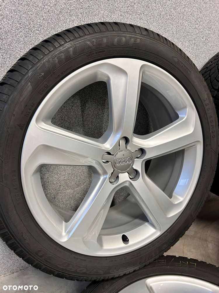 4 KOŁA ZIMOWE AUDI Q5 20'' E8,5J  ET33  5x112 DUNLOP 255/45/20  101V SP WINTER SPORT 3D,A0 AUDI: 8R0 601025 CJ - 2
