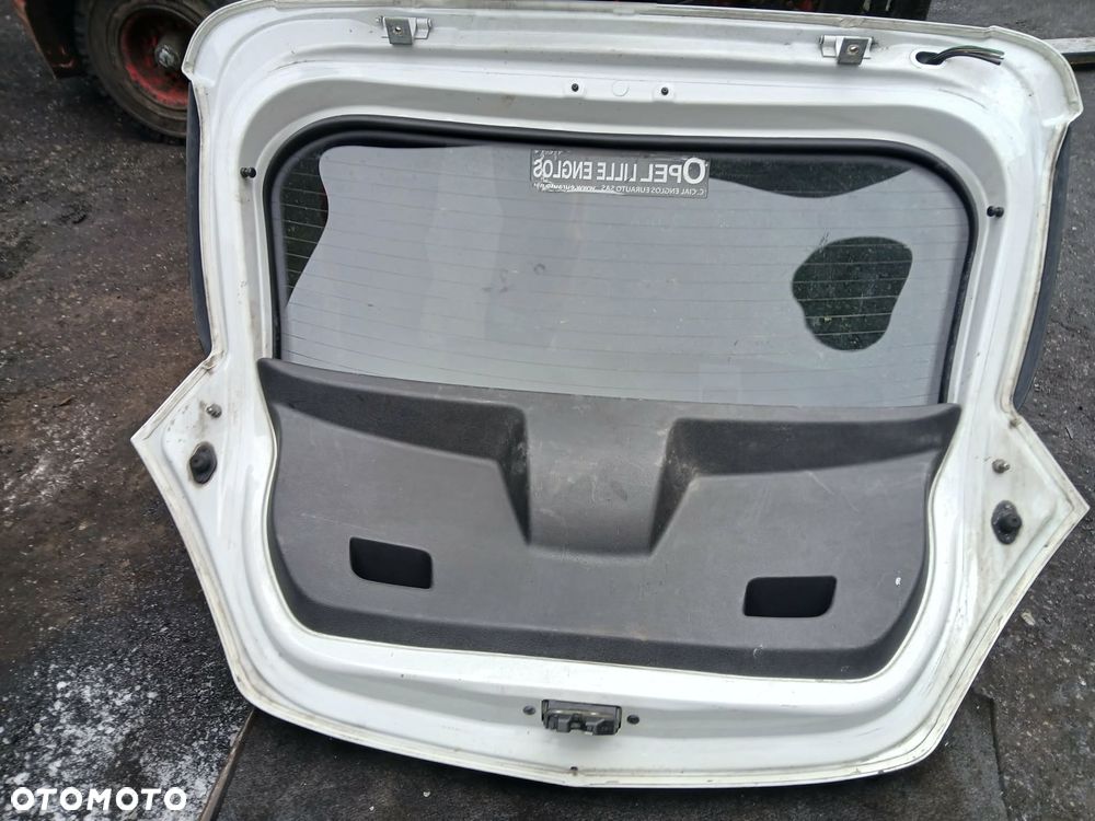 Opel Corsa D 3D Klapa bagażnika kolor Biały - 8