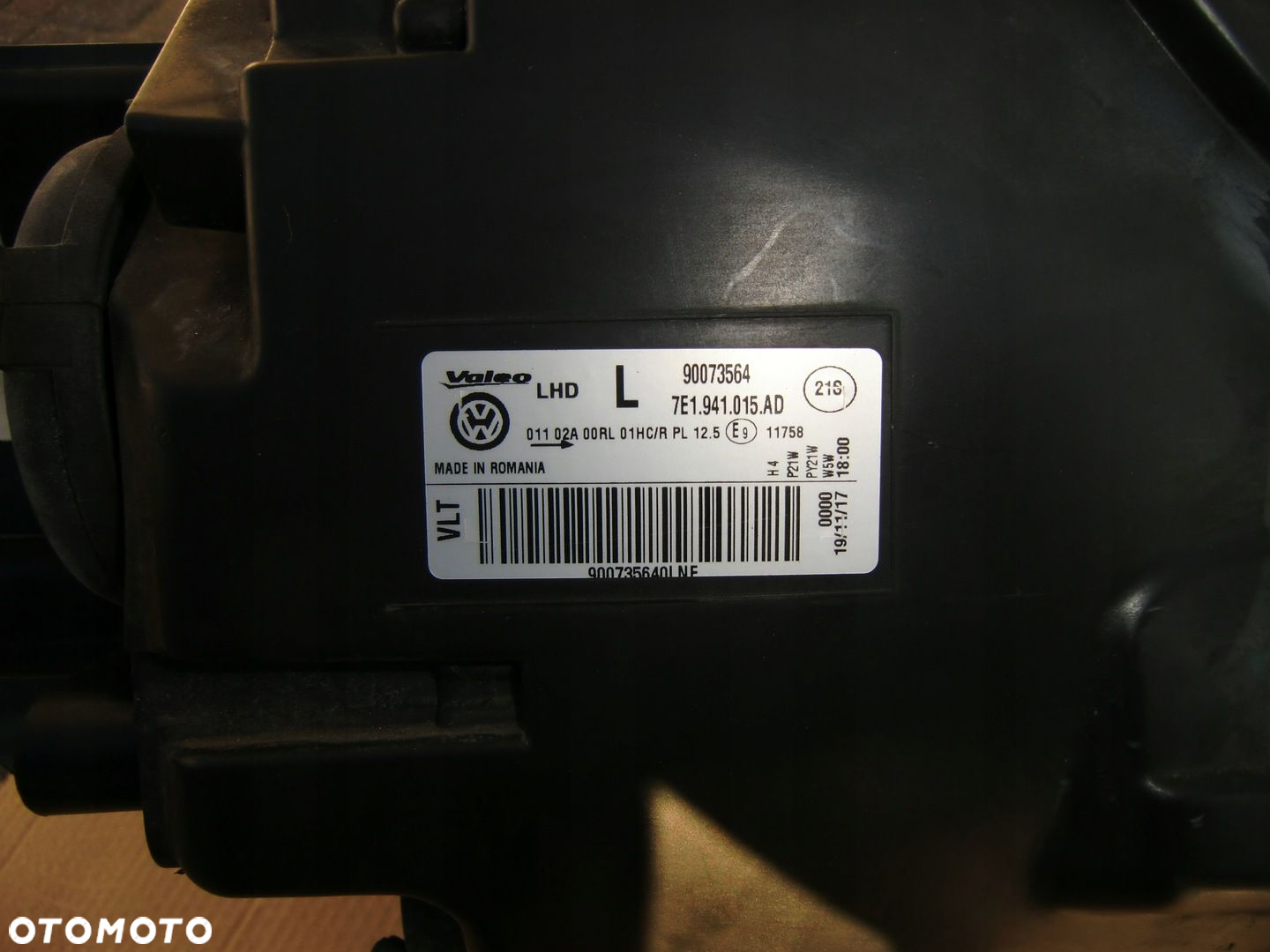 LAMPA LEWA VW T 6 T6 EUROP ŁADNA 7E1941015AD - 7