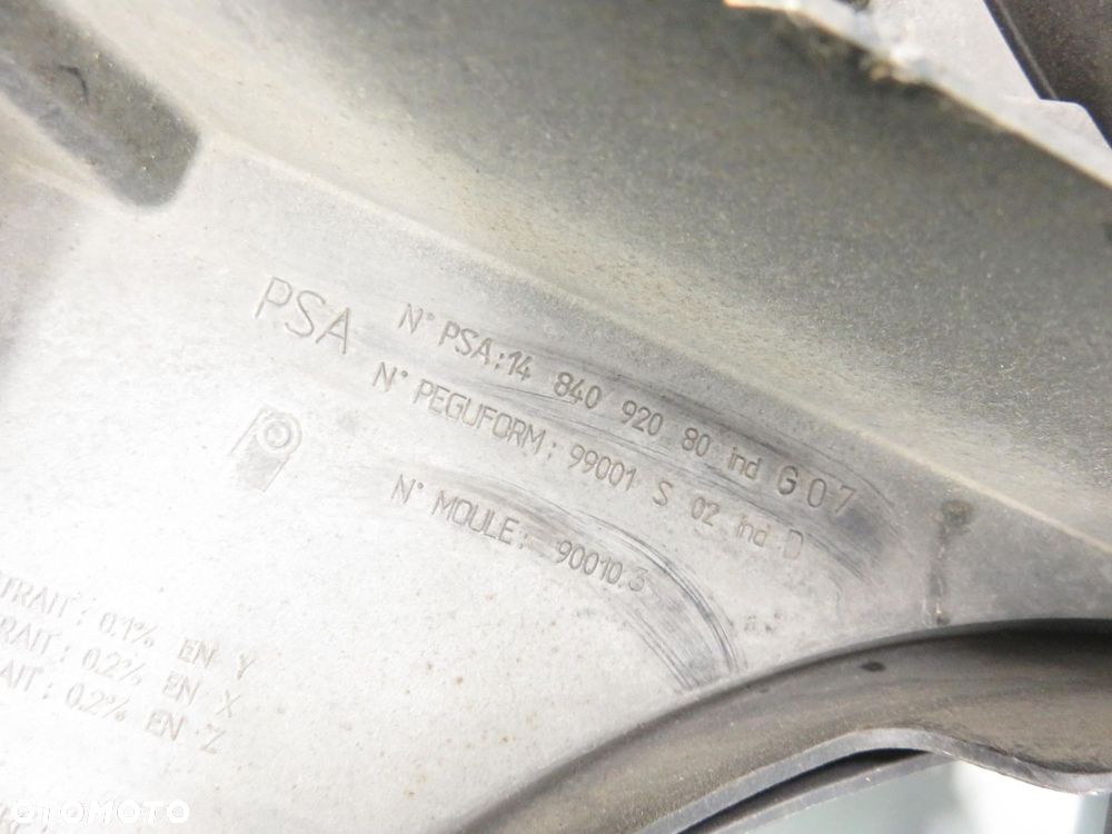 PAS PRZEDNI GÓRNY OBUDOWA WENTYLATOROW  FIAT ULYSSE 2.0JTD 1484092080 - 2