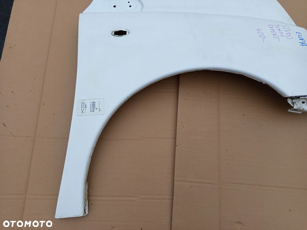 BŁOTNIK PRAWY LUB LEWY SCUDO JUMPY EXPERT 07-16 - 12